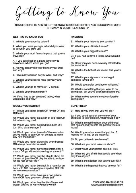 100 questions to ask someone you are dating